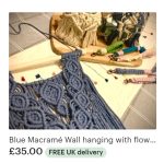 I have never been good at sitting still and I found it so tough! I needed something to keep me busy and thought macrame looked fairly simple… I was sorely mistaken! I ended up surrounded by pins, threads, scissors, notes and a tangled mess of strings more than once!